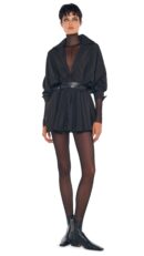 SUPER OS BF NK SHIRT FLARED MINI DRESS
