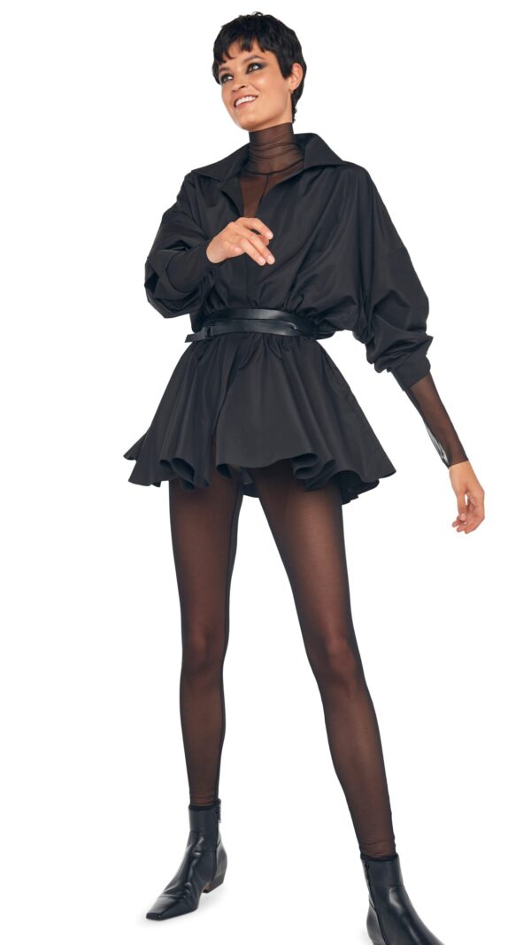 SUPER OS BF NK SHIRT FLARED MINI DRESS - Image 12