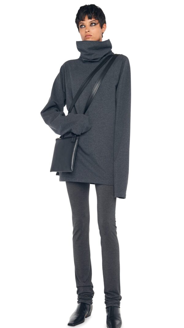 OS RAGLAN SLEEVE TURTLENECK MINI DRESS - Image 5