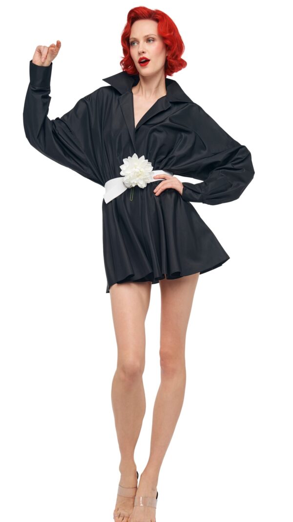 SUPER OS BF NK SHIRT FLARED MINI DRESS - Image 6