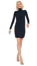 TURTLENECK DRESS TO KNEE