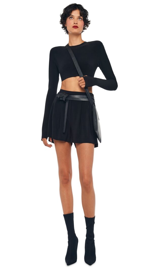 CROPPED SHOULDER PAD TOP - Image 2
