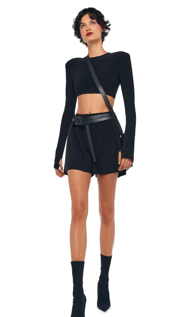 CROPPED SHOULDER PAD TOP - Image 6